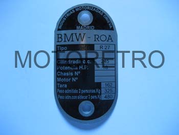 BM6 (anagrama datos técnicos BMW ROA)