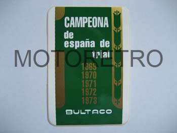 BU46 (Campeona España Trial 1968-70-71-72-73)