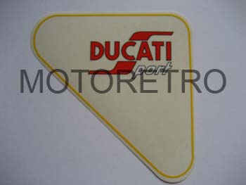DU21 (pareja leyendas Ducati Sport para tapas cajas 125 Sport)