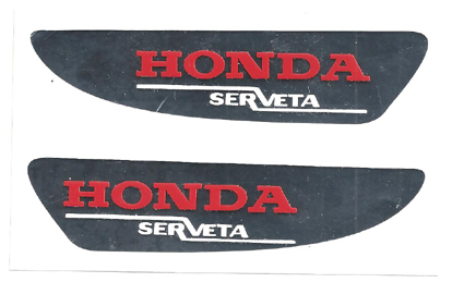 HO4A (Honda en rojo y Serveta en blanco sobre fondo plata)