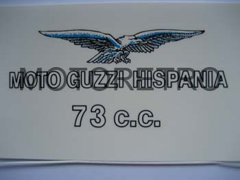MO305B (pareja águilas azul/blanco guardabarros Cardellino 73)