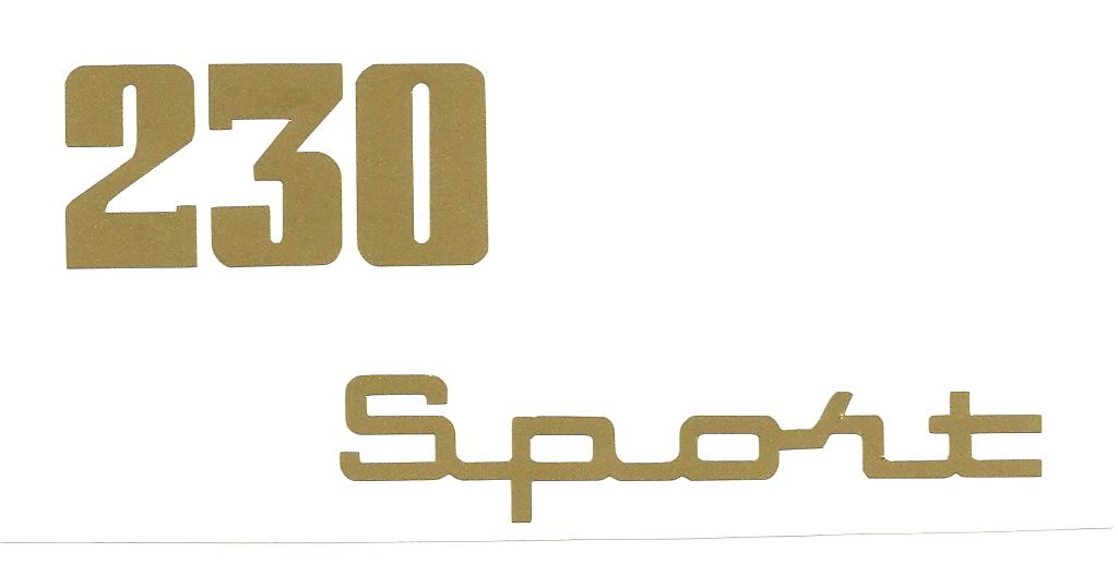 OS12 (leyenda 230 Sport en color oro)